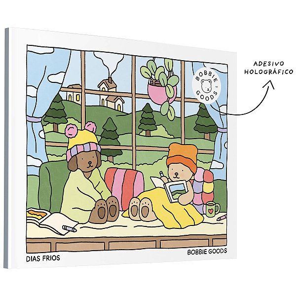 Livro Para Colorir Bobbie Goods Dias Frios Oficial Original 20 Páginas Harpercollins