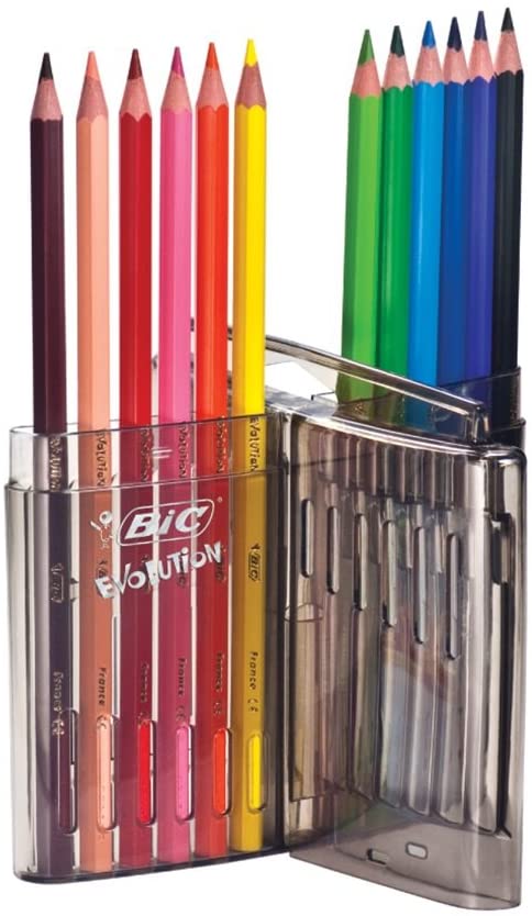 Lápis de Cor 12 Cores com Estojo Bic