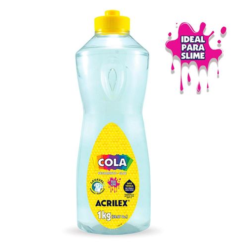 Cola Líquida Acrilex Transparente 1Kg Ref: 19901