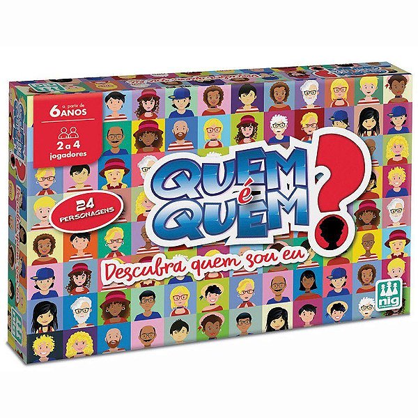 Jogo Quem É Quem ? 48 Cartas Nig Ref: 1184