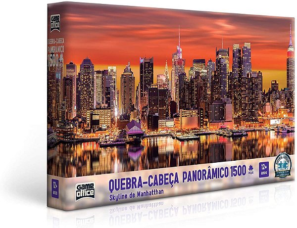 Quebra-Cabeça Skyline Manhattan com 1500 peças Toyster Ref: 2642