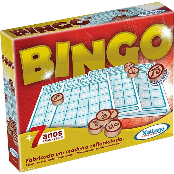 Jogo de Bingo de Madeira Xalingo Ref:5290.9