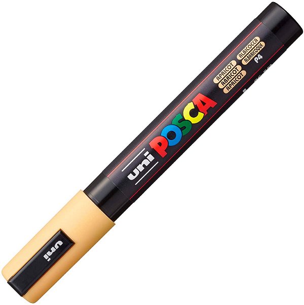 Caneta Marcador Posca P4 Damasco PC-5M 1.8 - 2.5 mm Uni