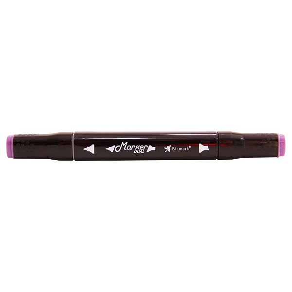 Caneta Marcador Permanente Duas Pontas 083 Lilas Lavender Bismark