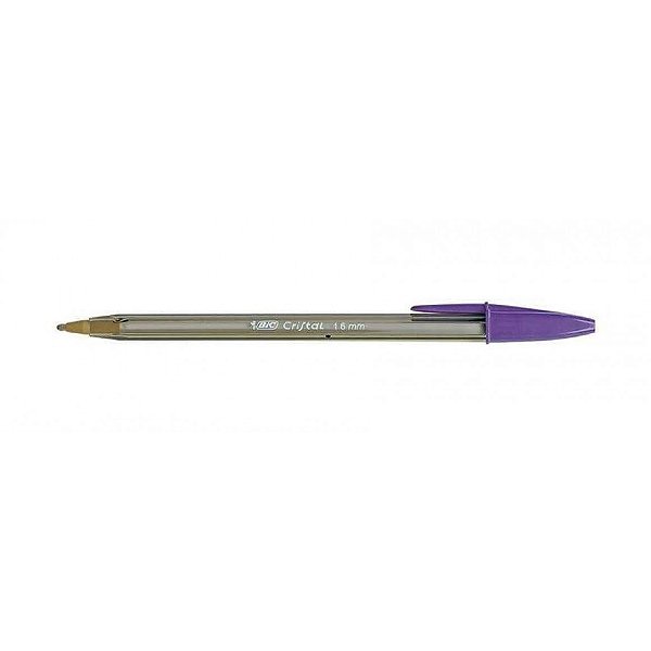 Caneta Bic Cristal Roxa 1.6 Bold Fashion Ref: 892139