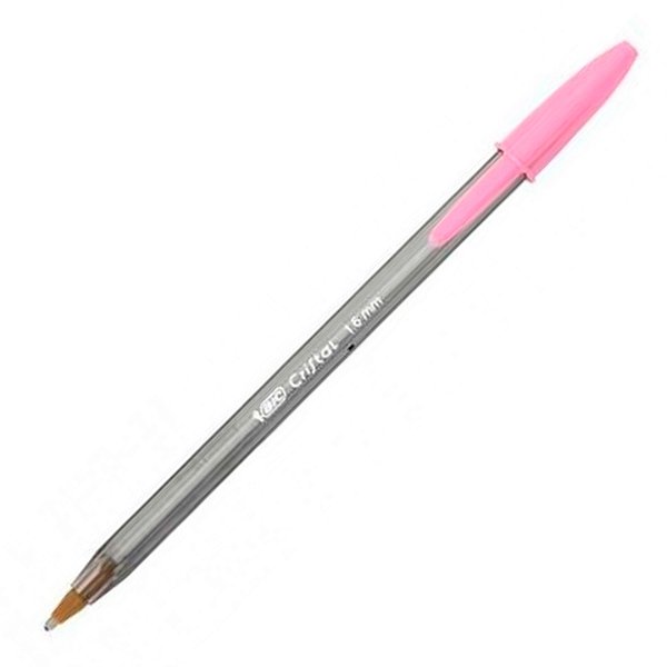 Caneta Bic Cristal Rosa 1.6 Bold Fashion Ref: 892140