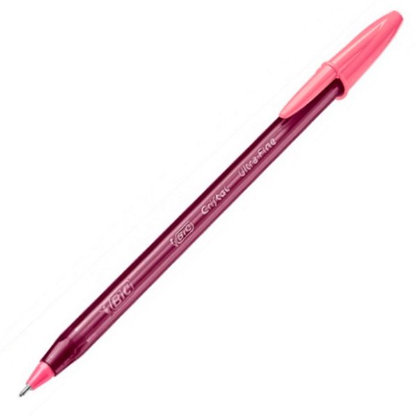 Caneta Bic Cristal Rosa Ultra Fine 0.7 Needle Fashion Ref: 919937