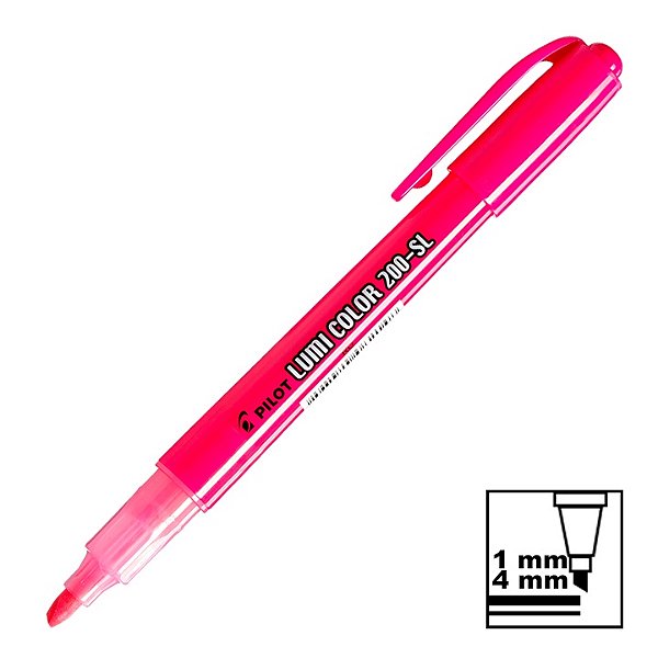 Marca Texto Rosa Neon Lumi Color 200-SL Pilot