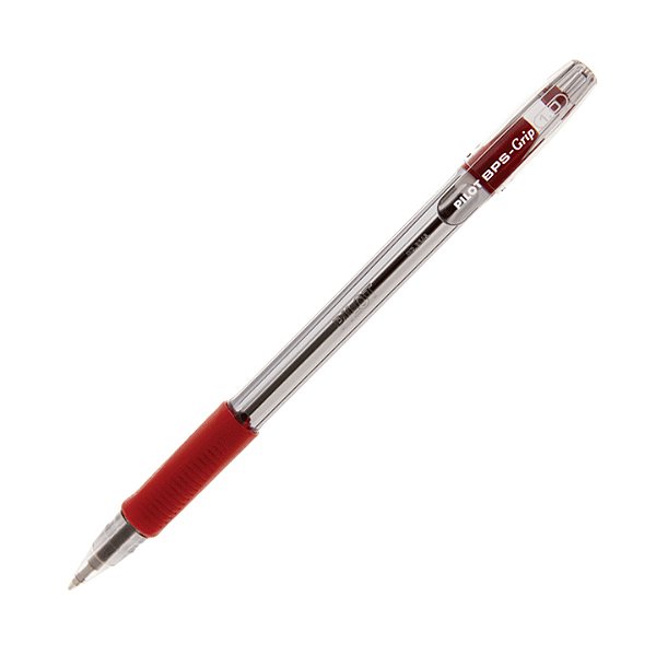 Caneta Pilot Esferográfica BPS Grip 1.0 Vermelha Ref: BPSGRIP 1.0VM