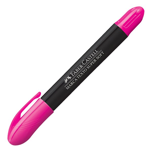 Marca Texto Super Soft Gel Rosa Faber Castell