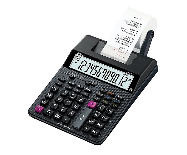 Calculadora Casio de Fita HR-100RCBKB 12 Dígitos