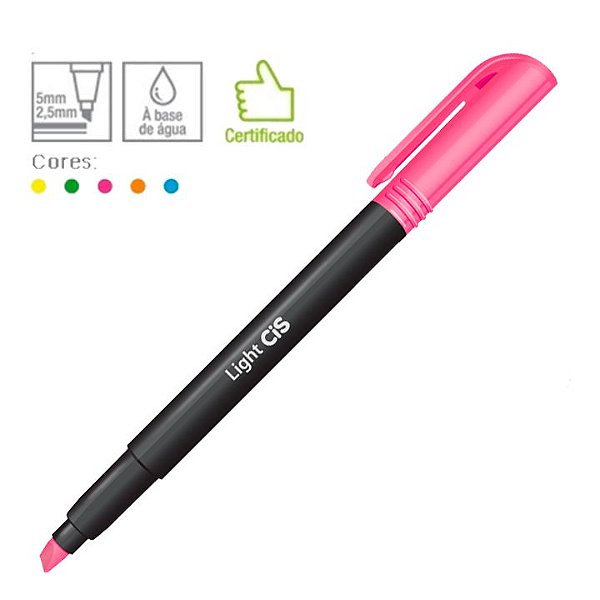 Marca Texto Rosa Cis Light