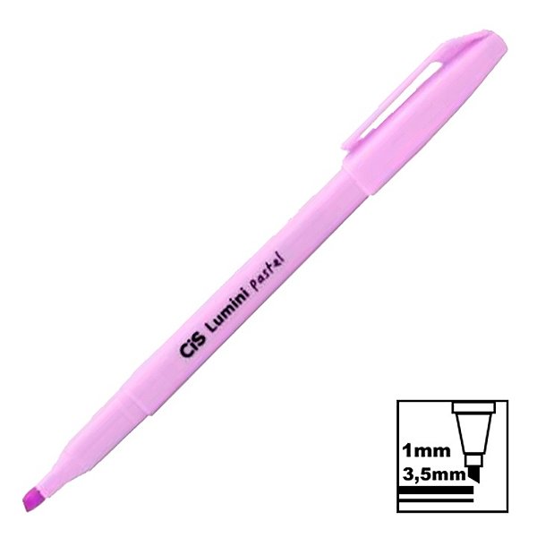Marca Texto Cis Lumini Tradicional Lilás Tons Pastel Ref: 57.0100