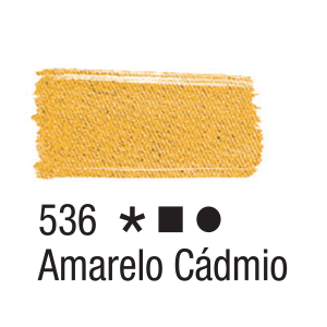 Tinta para Tecido Fosca 536 Amarelo Cádmio 37 ml Acrilex