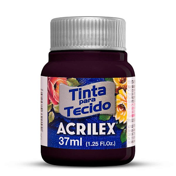 Tinta para Tecido Fosca 996 Berinjela 37 ml Acrilex