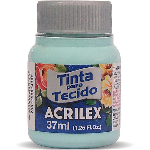 Tinta para Tecido Fosca 810 Verde Bebê 37 ml Acrilex