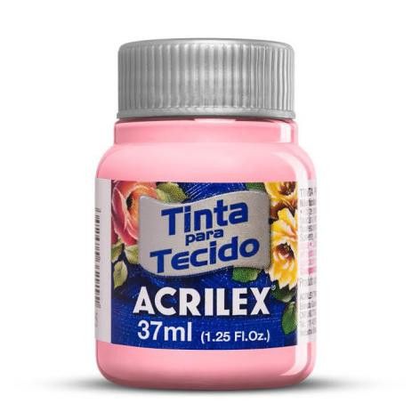 Tinta para Tecido Fosca 636 Rosa Inglesa 37 ml Acrilex