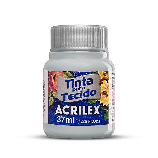 Tinta para Tecido Fosca 627 Cinza Claro 37 ml Acrilex