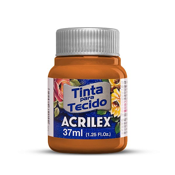 Tinta para Tecido Fosca 643 Tijolo 37 ml Acrilex