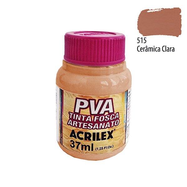 Tinta PVA Fosca 515 Cerâmica Clara 37 ml Acrilex