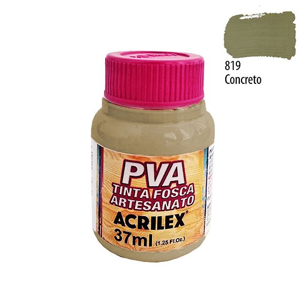 Tinta PVA Fosca 819 Concreto 37 ml Acrilex