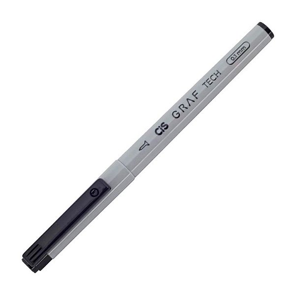 Caneta Nankin Preto 0.1 mm Técnica Graf Descartável Cis