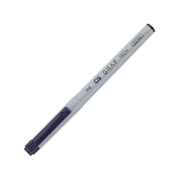Caneta Nankin Preto 0.2 mm Técnica Graf Descartável Cis