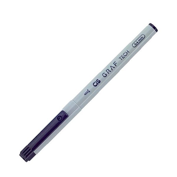 Caneta Nankin Preto 0.4 mm Técnica Graf Descartável Cis