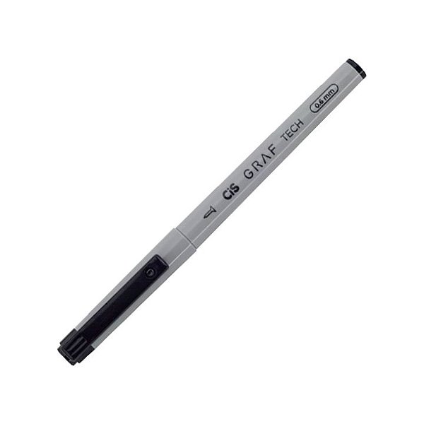 Caneta Nankin Preto 0.6 mm Técnica Graf Descartável Cis
