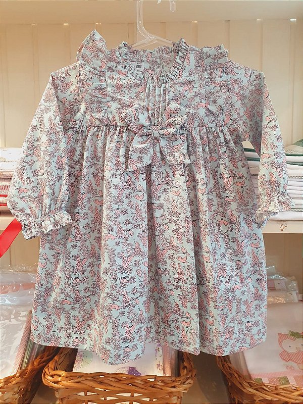 Vestido floral vintage