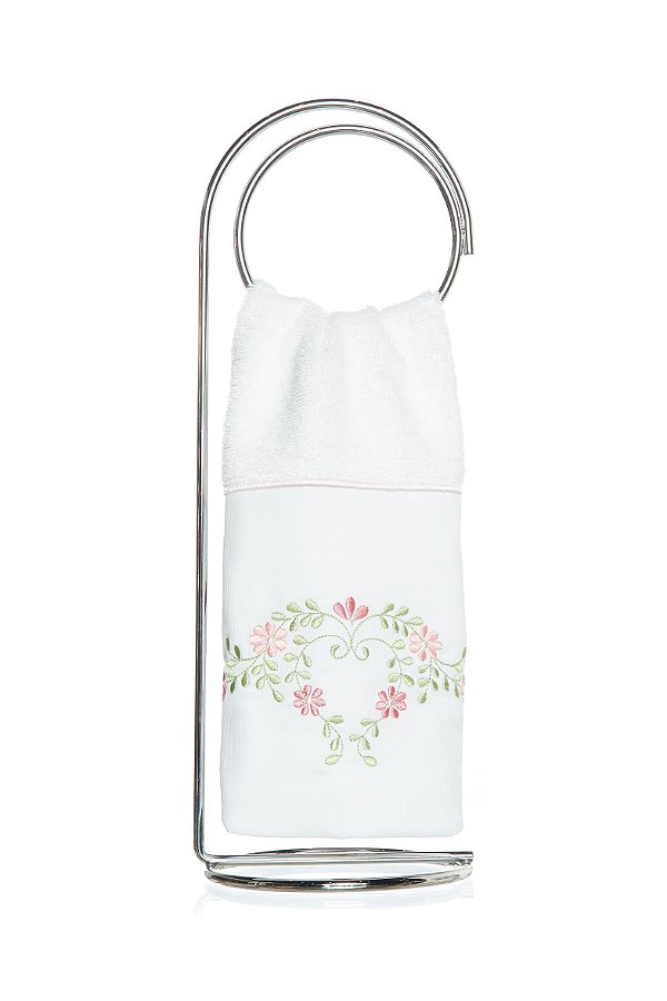 Toalha de Lavabo Bordado Halia Super Luxo