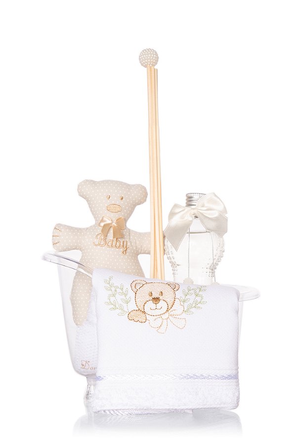 Kit Banheirinha Infantil Marrom