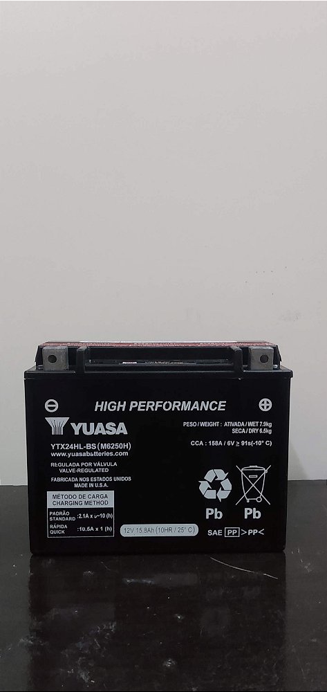 Bateria Yuasa YTX24HL-BS Can-Am Spyder