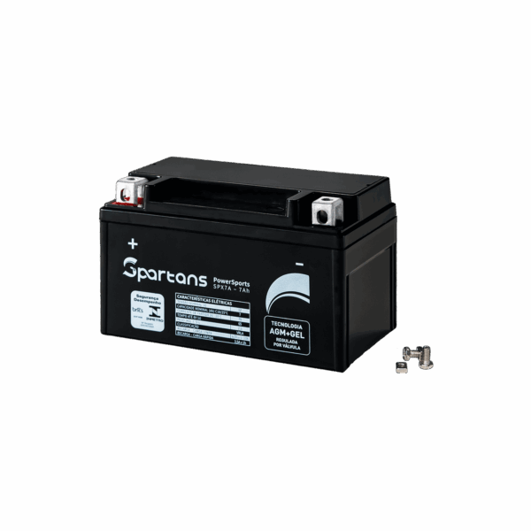 Bateria Spartans YTX7A-BS / Biz 125 / Burgman 125 / Daelim NS125 / Kymco 125 People