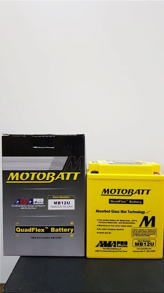 Bateria Motobatt YB12A-A Honda CB400 CB450