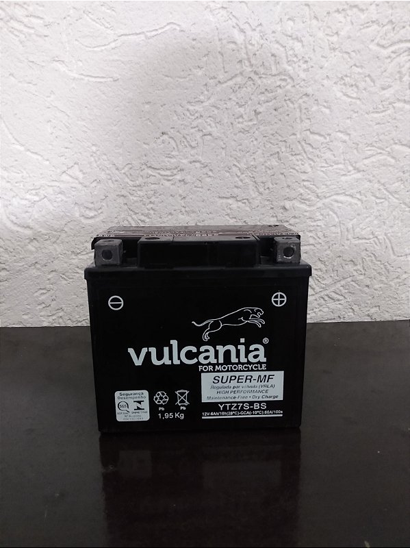 Bateria Vulcania YTZ7S / XRE300, PCX 150 , CRF450X, CBR1000RR, CB600SF, XT225, WR450F, XG250