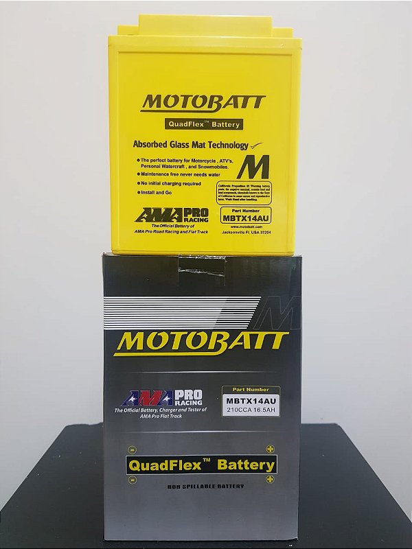 Bateria Motobatt YTX14AH-BS Indian Scout, Grizzly 350