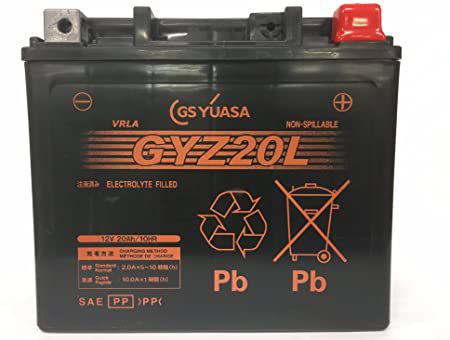 Bateria Yuasa GYZ20L Gold Wing Harley Deluxe Fat Boy Dyna V-rod Heritage Softail Indian Chief BRP Sea Doo