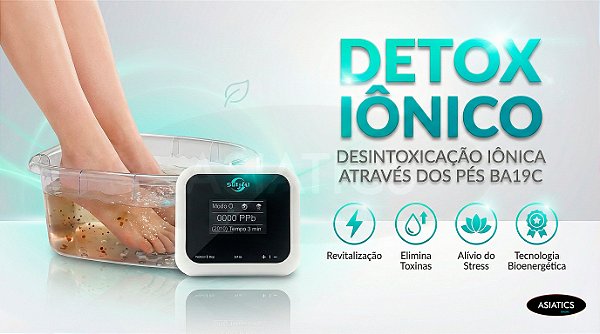Detox Iônico Desintoxicação Iônica Por Eletrólise Através dos Pés BA19C