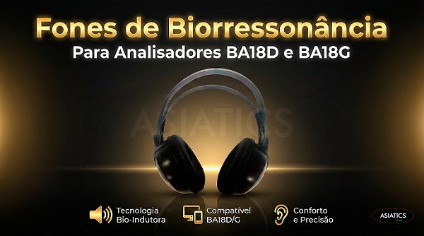 Fone de Cabeça Head Phone Analisador NLS 3d, 9d 12d 18d 17d 25d Hunter 4025