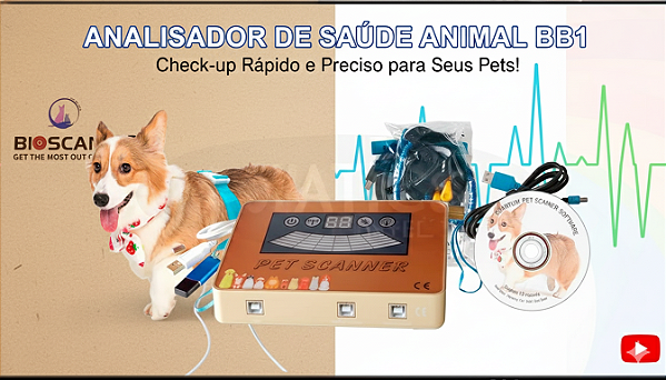 Analisador de Ressonância Magnética Quântica para Cães e Gatos BB1