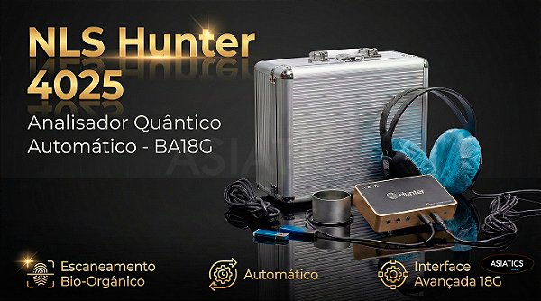 Analisador de Biorressonância Quântica NLS Hunter 4025 BA18G