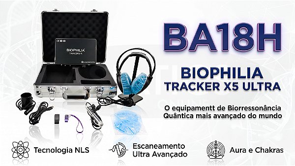 Biophilia Tracker X5 Ultra Analisador de Biorressonância Quântica NLS BA18H