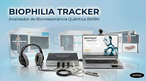 Analisador de Biorressonância Quântica NLS Biofilia Tracker x5 4D-Torsion BA18H