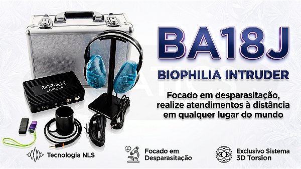 Biophilia Intruder Analisador de Biorressonância Quântica NLS BA18J