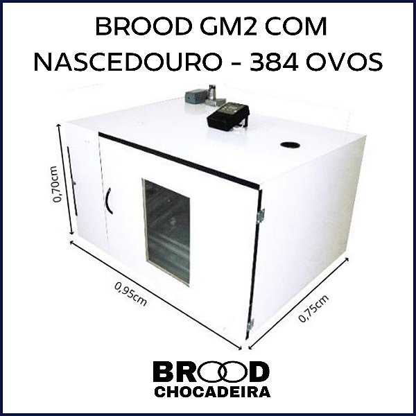 Chocadeira Brood GM2 384 ovos