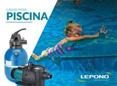 Filtro de Piscina Lepono Mod.Fl305 c/ Bomba de 1/4cv Mono para Piscina de Até 19.000l.