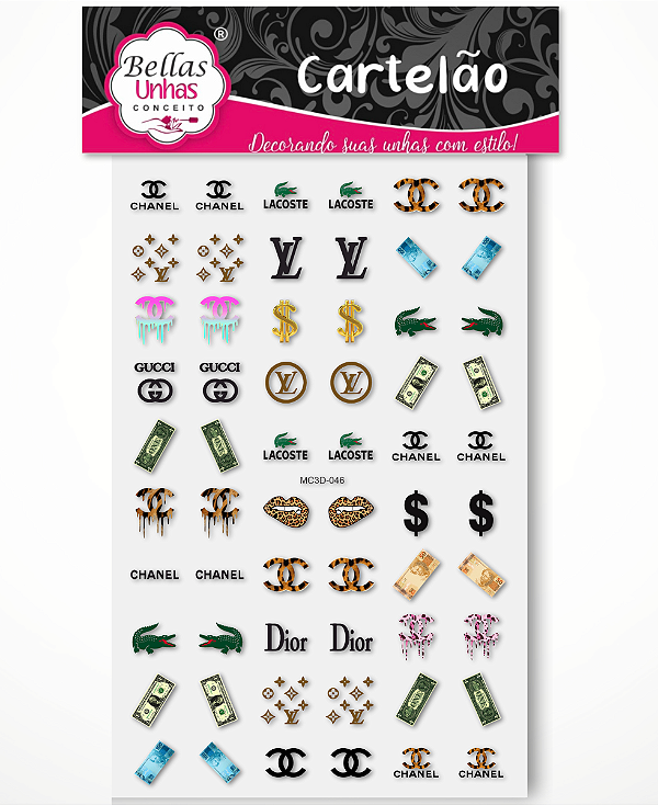 Cartelão 3D - Grifes