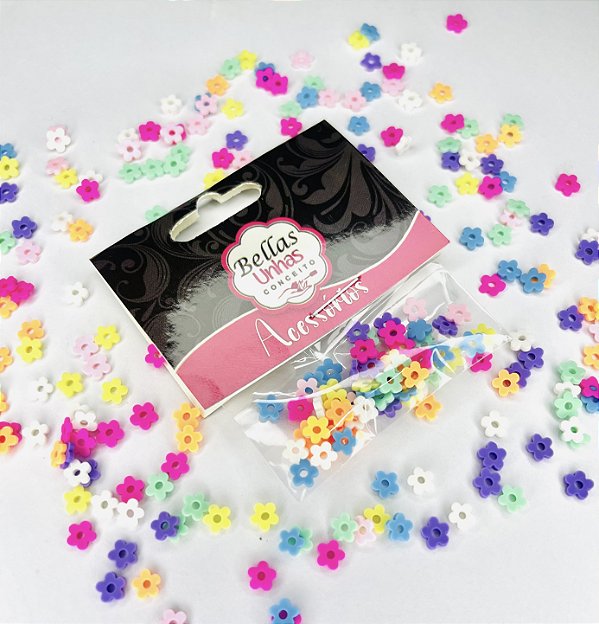 Florzinhas 3D para unhas