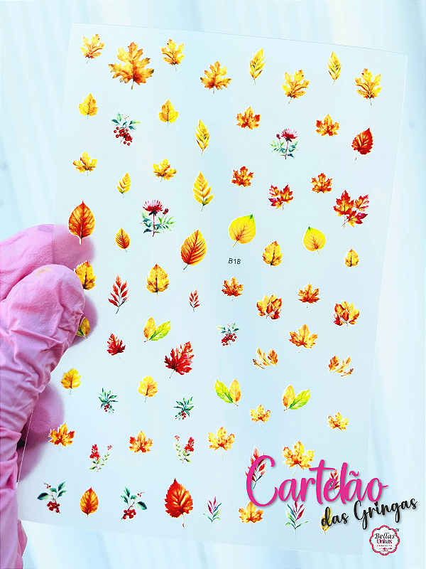 Flores de Outono - Cartelão das Gringas